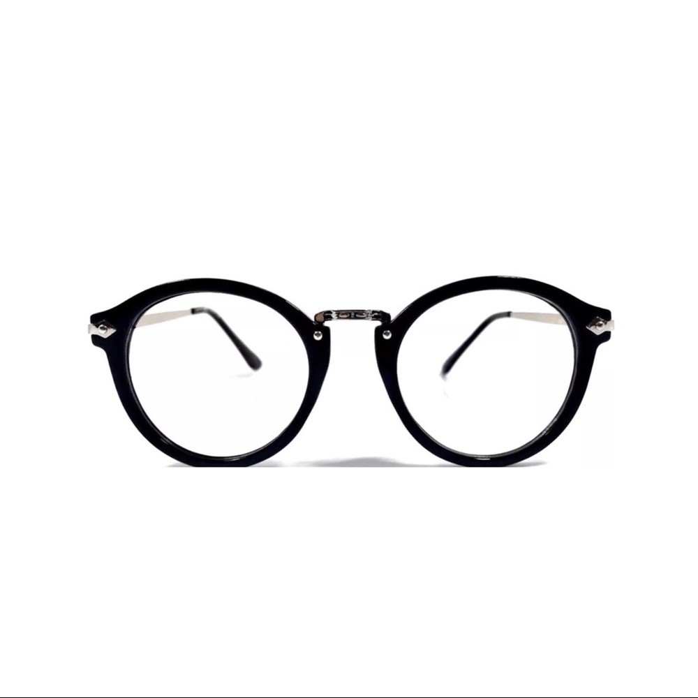 Round full rim clear sunglasses - Picture 2 of 3